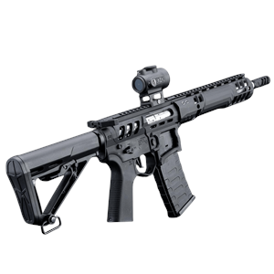 EMG F1 UDR-15 SIYAH Skeletonized AR-15 eSilverEdge C7M M-LOK Handguard Airsoft AEG Tüfek (EMG-SC-B-3)