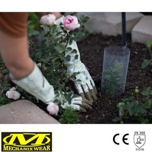 Mechanix Orginal Ethel® Rose Kadın Eldiven (Beyaz/Kahve) ETH-RSE