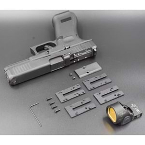 GHK GLOCK G17 Gen5 MOS V2 , Aluminyum Slide Airsoft Tabanca