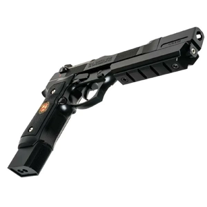 WE-Tech Custom Barry Burton BioHazard M92 Gen 1 Siyah GBB Airsoft Tabanca