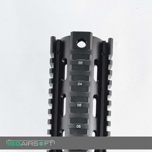 ISG AIRSOFT Polimer Kundaklı Airsoft Tüfekler için 7'' PICATINNY RAY