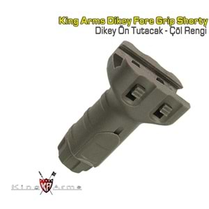 King Arms Vertical Fore Grip Shorty - Dikey Tutacak - Çöl Rengi