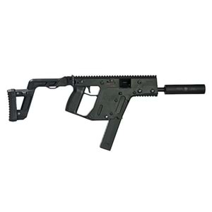 KRYTAC Kriss Vector SMG Mock Susturuculu Siyah AEG Airsoft Tüfek