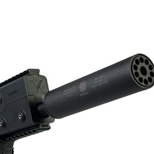 KRYTAC Kriss Vector SMG Mock Susturuculu Siyah AEG Airsoft Tüfek