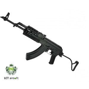 LCT TIMS AK47 Katlanır Wire Dipçikli Çelik AEG TÜFEK - Siyah