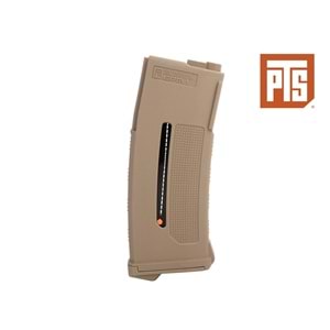 PTS Enhanced Polymer Magazine (EPM1) 250BB Midcap TAN AEG Şarjörü