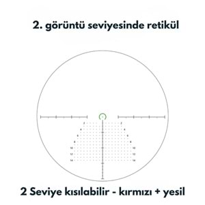 Victoptics S10 LPVO 1-10×24 SFP Tüfek Dürbünü 1-Parça Extreme High Picatinny AR Montaj Kitli OPSL137