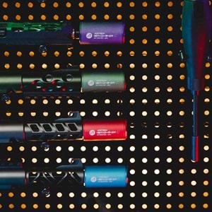 Acetech Brighter C Kompakt Tracer Unit Susturucu + Tabanca Adaptörü - Yeşil