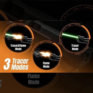Acetech Quadra-S RAINBOW Tabanca Tracer Unitesi 14mm CCW (PAT8020-B-001)