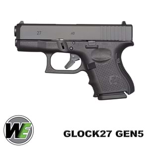 Airsoft Tabanca WE Glock 27 Siyah WE-G006A-BK-27-BK-A