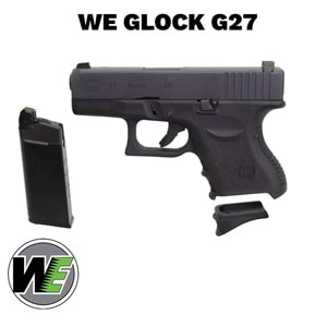 Airsoft Tabanca WE Glock 27 Siyah WE-G006A-BK-27-BK-A