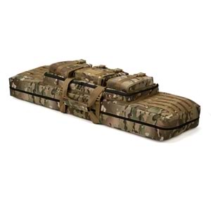 Mas Tactical® Çift Tüfek Taşıma Çantası MILTEC Model Multicam