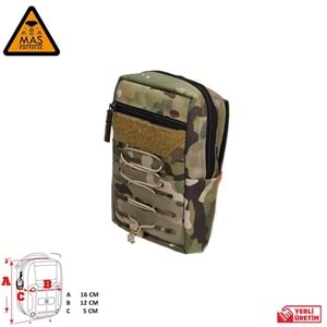 Yardımcı Cep Dikey Multicam-M MAS-101-10-30-M