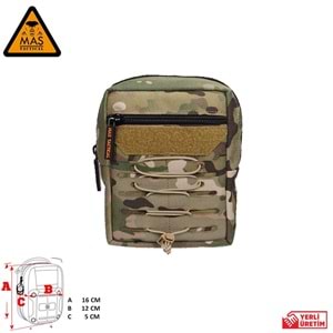 Yardımcı Cep Dikey Multicam-M MAS-101-10-30-M