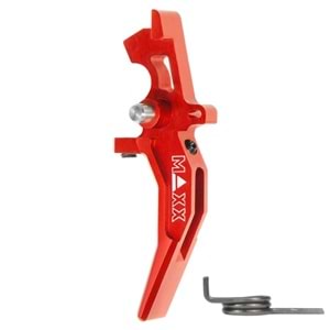 Yd.Parça Maxx Model CNC Aluminum Advanced Speed Trigger (Style C) (Red) MX-TRG002SCR