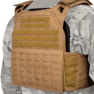 Mas Tactical® Plaka Taşıyıcı 6394 Lazer Kesim Tan