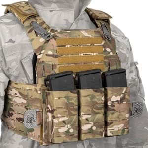 Mas Tactical® Plaka Taşıyıcı 6394 Lazer Kesim Multicam