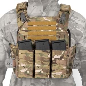 Mas Tactical® Plaka Taşıyıcı 6394 Lazer Kesim Multicam