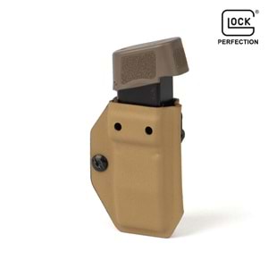 Mas Tactical® Kydex İç Taşıma Şarjör Kılıfı 9mm Glock Tan