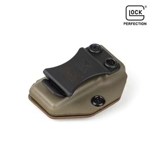 Mas Tactical® Kydex İç Taşıma Şarjör Kılıfı 9mm Glock Haki