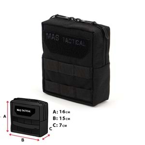 Mas Tactical® Genel Maksat Cebi Siyah L Gen2