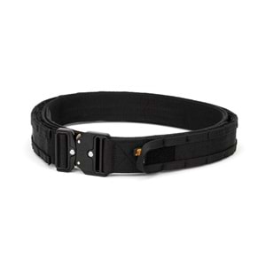 Mas Tactical® Görev Kemeri 6163 Metal Düz Toka Siyah