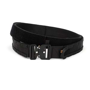 Mas Tactical® Görev Kemeri 6163 Metal Düz Toka Siyah