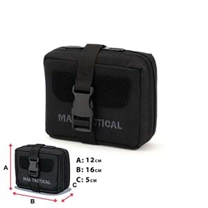 Mas Tactical® Sağlık Çantası Siyah Küçük Gen2