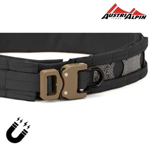 Mas Tactical® Görev Kemeri 6169 Mıknatıslı Tegris/AustriAlpin D-Tokalı 25mm Siyah