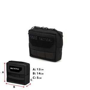 Mas Tactical® Genel Maksat Cebi Siyah S Gen2