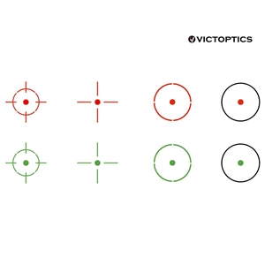 Victoptics IPM 1x23x34 Kırmızı / Yeşil Nokta Nişangah – 4 Artıkıl, 5 Parlaklık Kademesi (RDSL15)