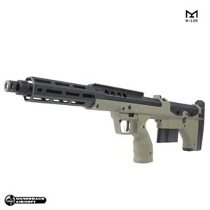 SILVERBACK SRS A2/M2 ''16inç Namlu'' Desert Tech Lisanslı COVERT Airsoft Sniper Tüfek - Yeşil