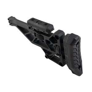 Silverback TAC-41 Katlanır Picatinny Polimer Dipçik Ayarlanabilir Siyah - SBA-STK-44BK