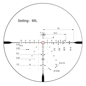 Vector Optics Continental x10 1-10x28ED FFP 34mm LPVO Scope SCFF-62