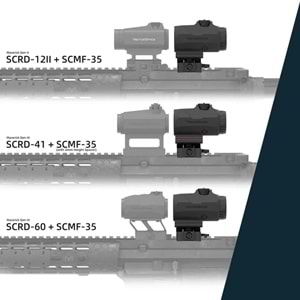 Vector Optics Paragon 3x22 Magnifier Mini Maverick-IV Rubber Armored SCMF-35