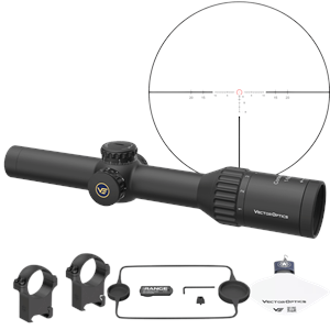 Vector Optics Continental x6 1-6x24 HD SFP MIL Tactical Tüfek Dürbünü
