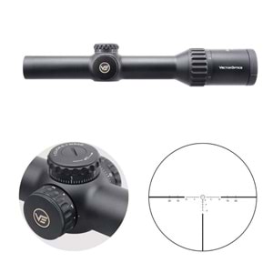 Vector Optics CONTINENTAL X8 1-8X24 SFP ED VET-BTR Artıkıl TACTICAL TÜFEK DÜRBÜNÜ SCOC-T37