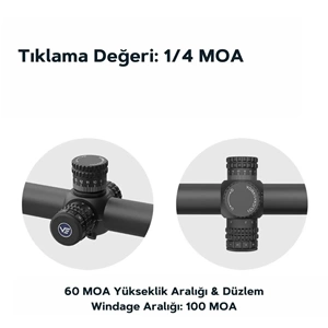 Vector Optics Orion Pro Max 3-18x50 HD SFP Tüfek Dürbünü – SCOL-57