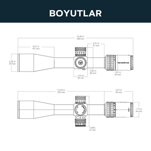 Vector Optics Orion Pro Max 3-18x50 HD SFP Tüfek Dürbünü – SCOL-57