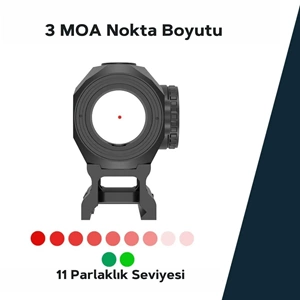 Vector Optics Scrapper 1x25 Micro Ultra Compact Enclosed Red Dot Nişangah – SCRD-74