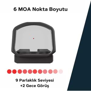 Vector Optics Frenzy F3 6MOA Geniş Ekran Red Dot Nişangah SCRD-79