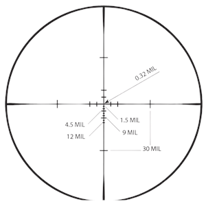 Sightmark Strikon VMP 1-4x22 SFP Fiber Tüfek Dürbünü