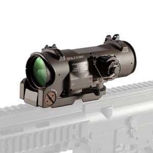 SOTAC Tactical Rifle Scope 1x-4x Fixed Dual Purpose Scope Red Illuminated Airsoft ELCAN - 1-4x32F1