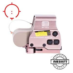 SOTAC 558 Red Dot Sight Metal Scope 10 Levels Brightness Adjustment Sight Nişangah- Pembe