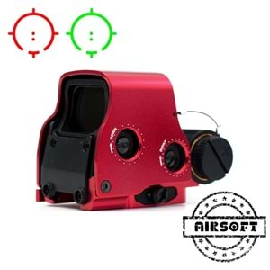 SOTAC 558 Red Green Dot Holo Sight Metal Scope 10 Levels Brightness Adjustment Holographic Sight Nişangah - Kırmızı