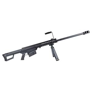 SnowWolf BARRETT M82A1 BK Long AEG Siyah Airsoft Sniper Tüfeği