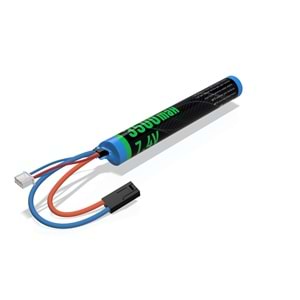 EMR 7.4V 3500mAh Çubuk Pil Tamiya