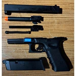 WE G18C Gen4 Siyah GBB Airsoft Tabanca (AirsoftPRO Özel)