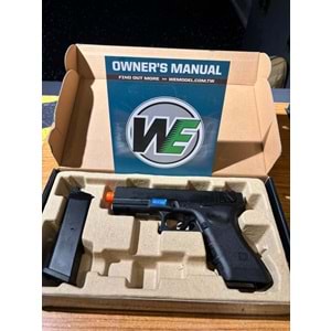 WE G18C Gen4 Siyah GBB Airsoft Tabanca (AirsoftPRO Özel)