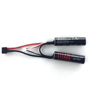 Titan 3000mAh 7.4v Nunchuck TPLUG (Deans) Airsoft Li Ion Pil - 1155